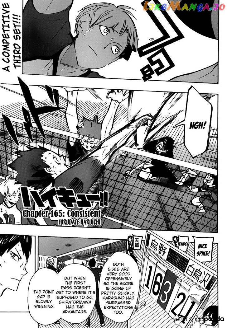 Haikyuu!!, Chapter 165 image 01